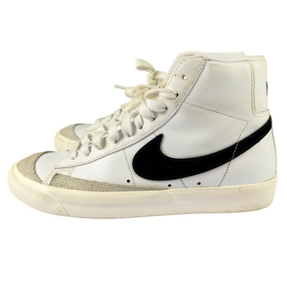 Nike Blazer Mid 77 Vintage White Black High Top Sneakers CZ1055-100 Womens 7.5 - Picture 4 of 10